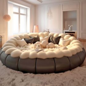 Giant Circular Movie Sofas Cinematic Comfort For Your Home Theater