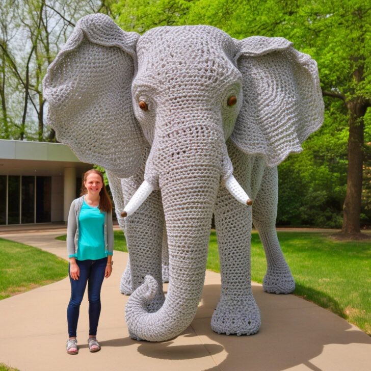 Step-by-Step Instructions for Making a Giant Crochet Elephant