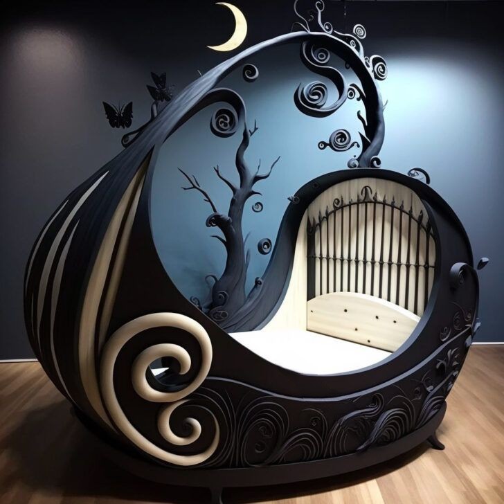 Nightmare Before Christmas-Inspired Crib Designs