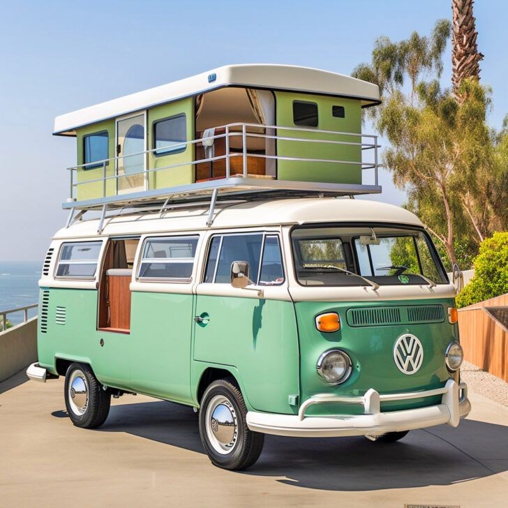Volkswagen Hippie Buses Transformed: Adding a Second Level for RV ...