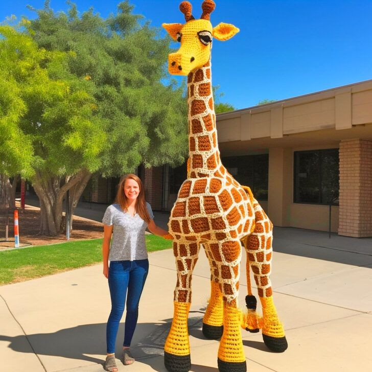 Adorable Giant Crochet Animals for Home Decor or Gifting