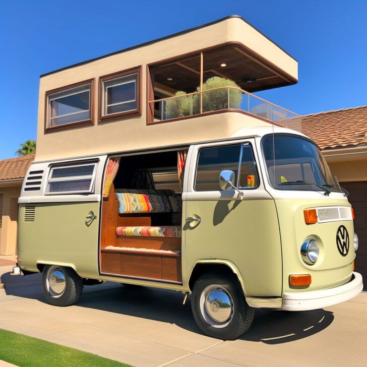 Volkswagen Hippie Buses Transformed: Adding a Second Level for RV ...