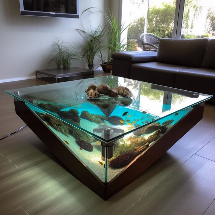 The Role of Aquarium Coffee Tables in Room Decor