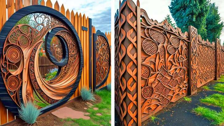 Unique and Creative Yard Fence Designs To Help With Your New Fence Build