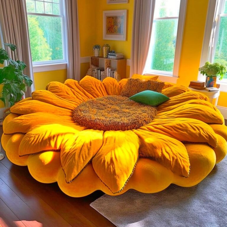 Materials Used in Crafting Sunflower Shaped Beds