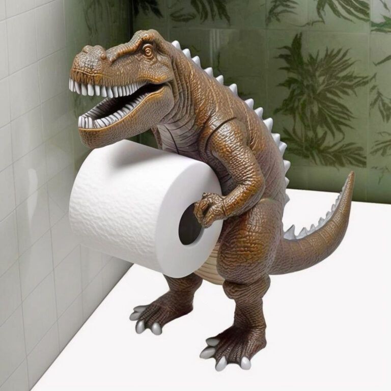 The Variety of Dinosaur Toilet Paper Holder Designs