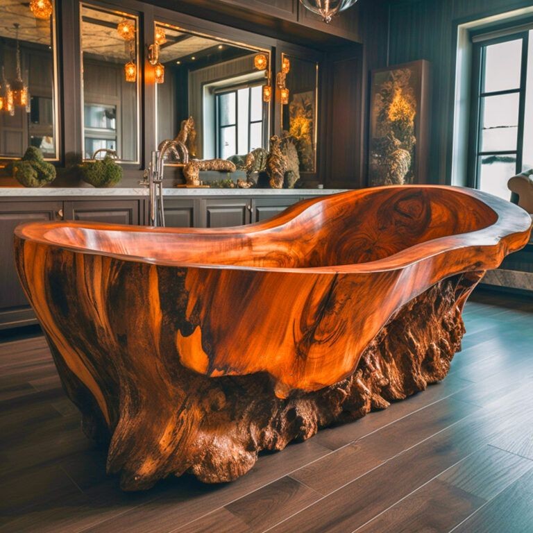 Unique Features: Exploring the Luxury Appeal of Solid Wood Bathtubs