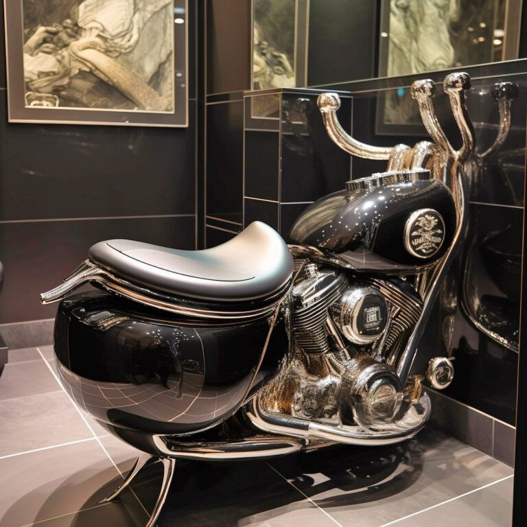 harley davidson toilet