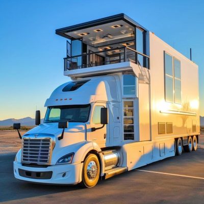 Highway Castles: Semi-Truck RV Conversions with Balconies That Define ...