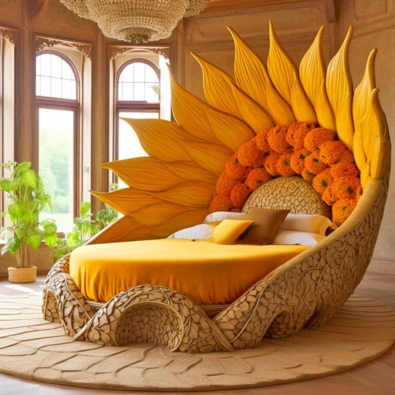 Enhancing Your Sleep Experience with a Sunflower Shaped Bed