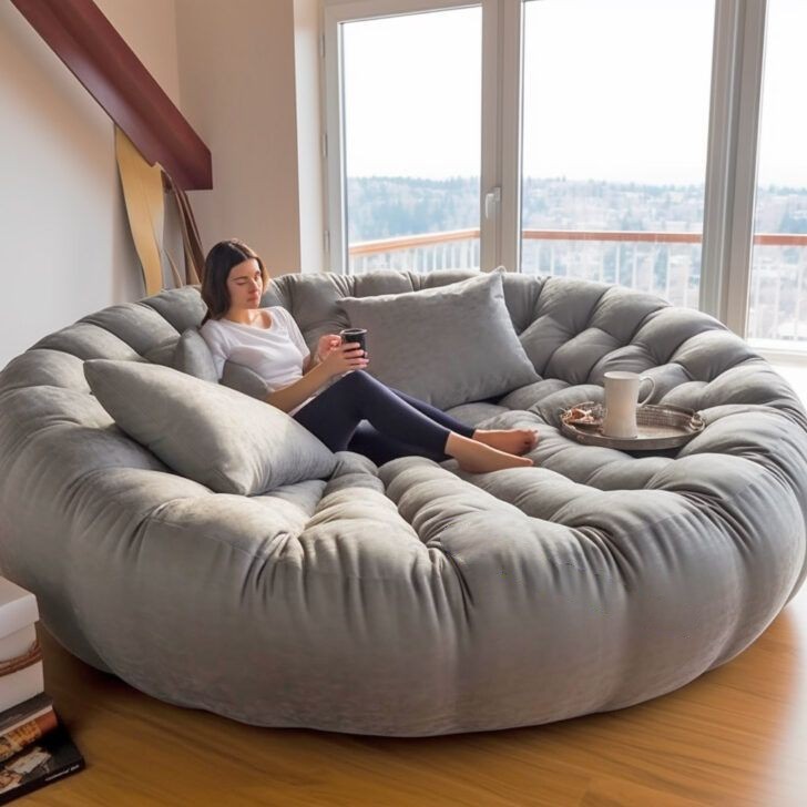 Giant Circular Sofas Cinematic