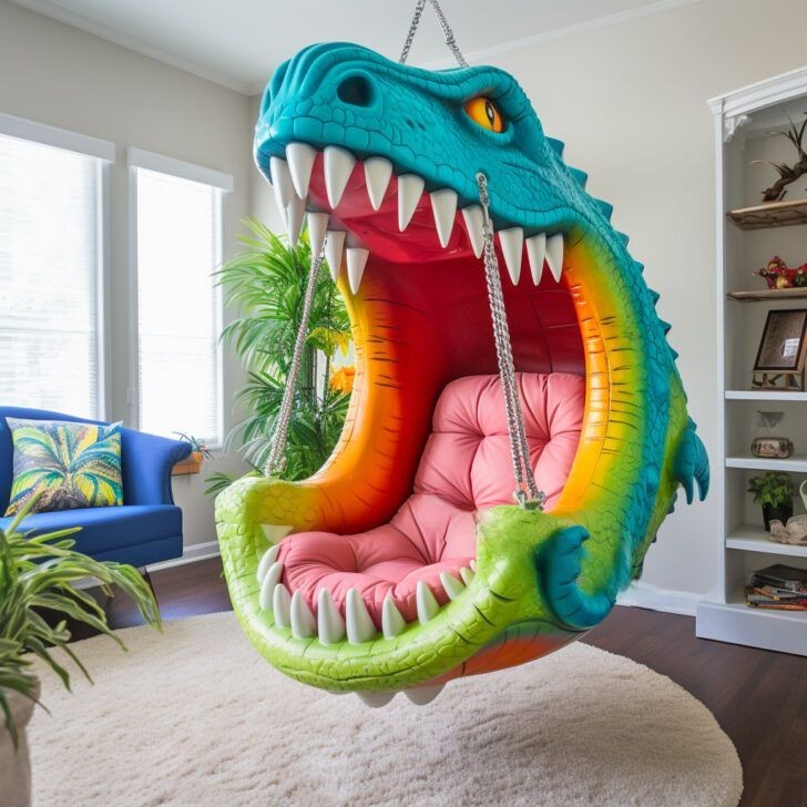 Benefits of Hanging Dinosaur Loungers for Kids