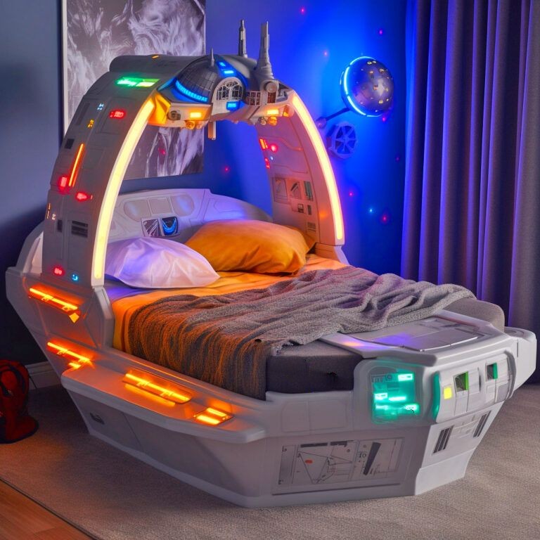 star wars toddler bed frame