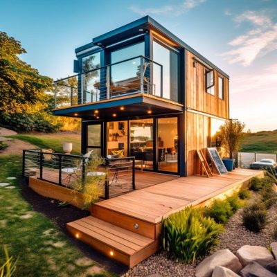 20+ Stunning Contemporary Tiny Homes Featuring Expansive Windows and Deck