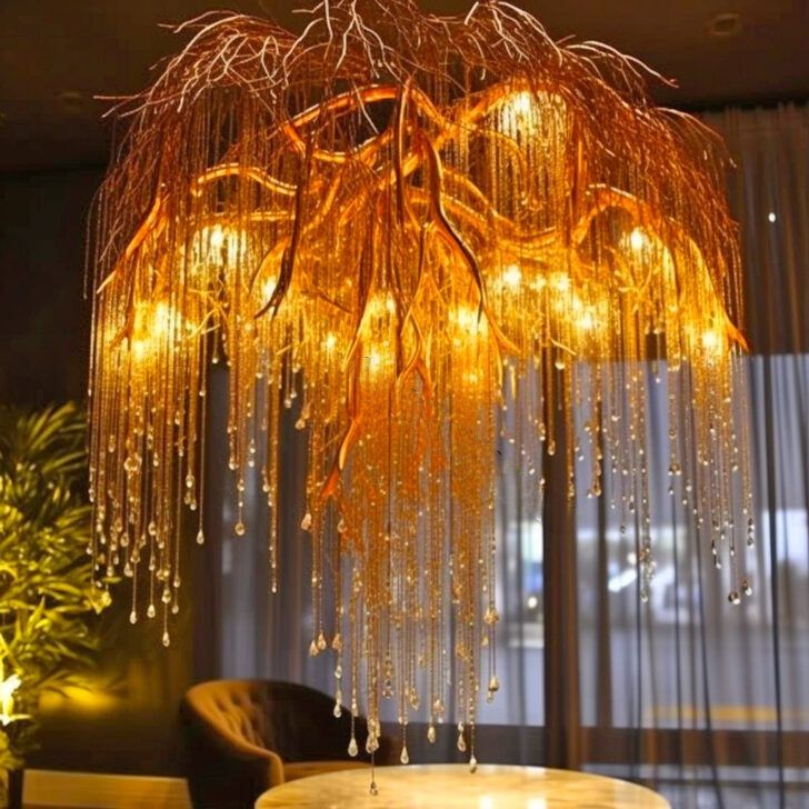 these tree-inspired chandeliers truly excel