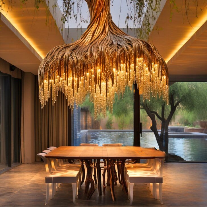 Unveiling the Elegance of Weeping Willow Chandeliers