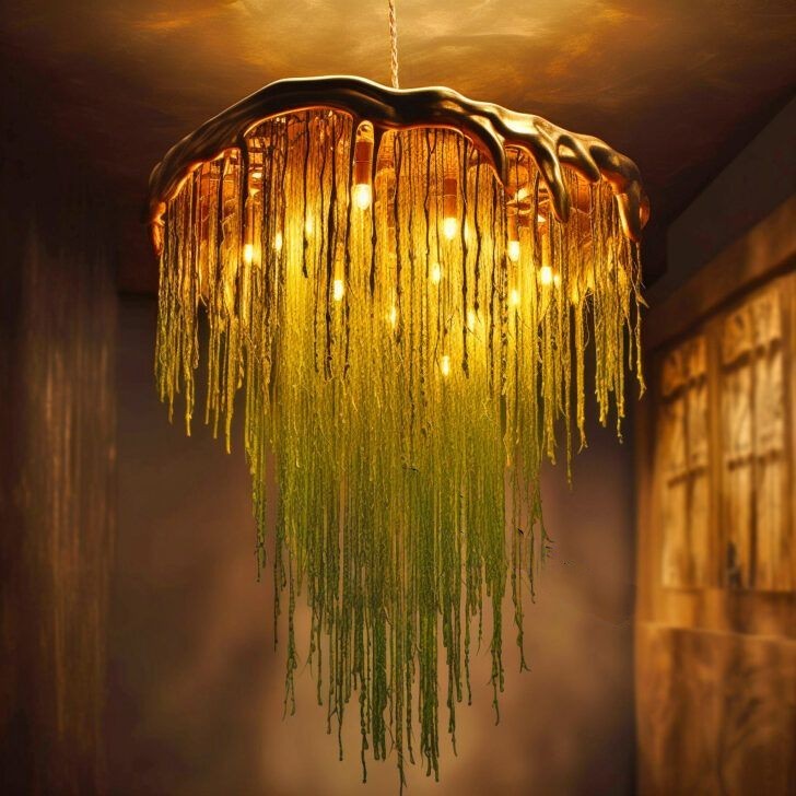 Illuminate Your Home with Natural Elegance: Weeping Willow Chandeliers