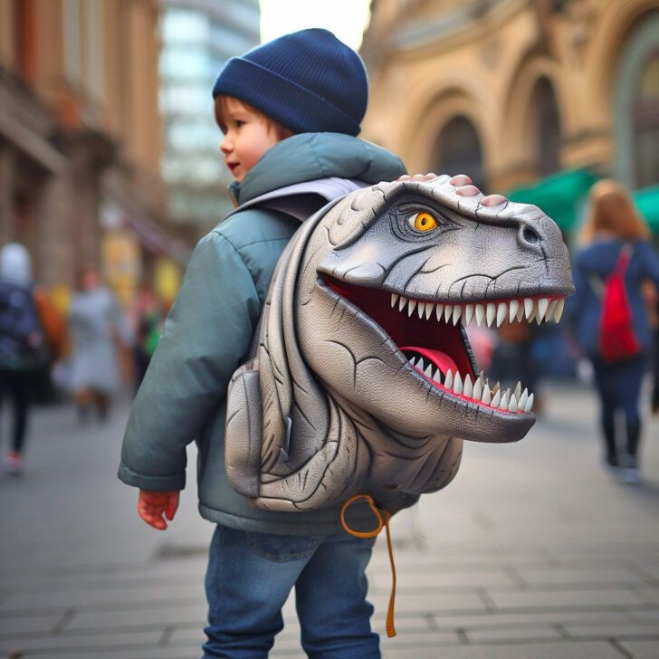 These 3D Dinosaur Shaped Backpacks Are Perfect For Dino-Loving Kids! –  Inspiring Designs