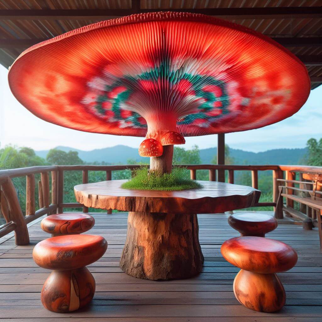 Mushroom tables