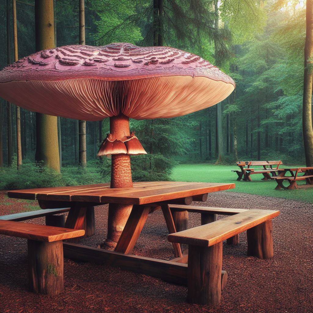 mushroom table