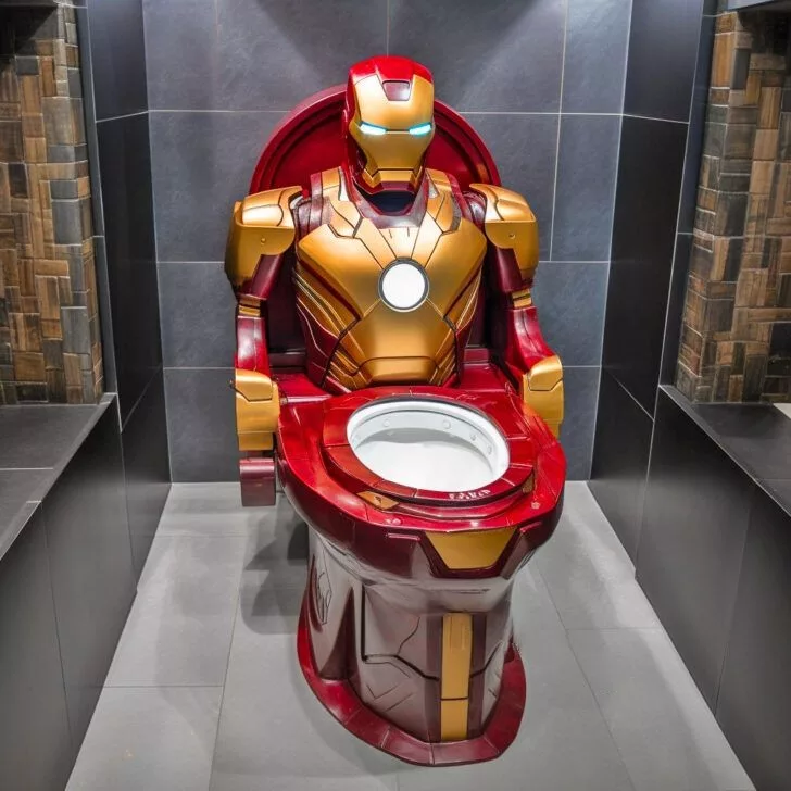 Are there other superhero-themed bathroom accessories available?