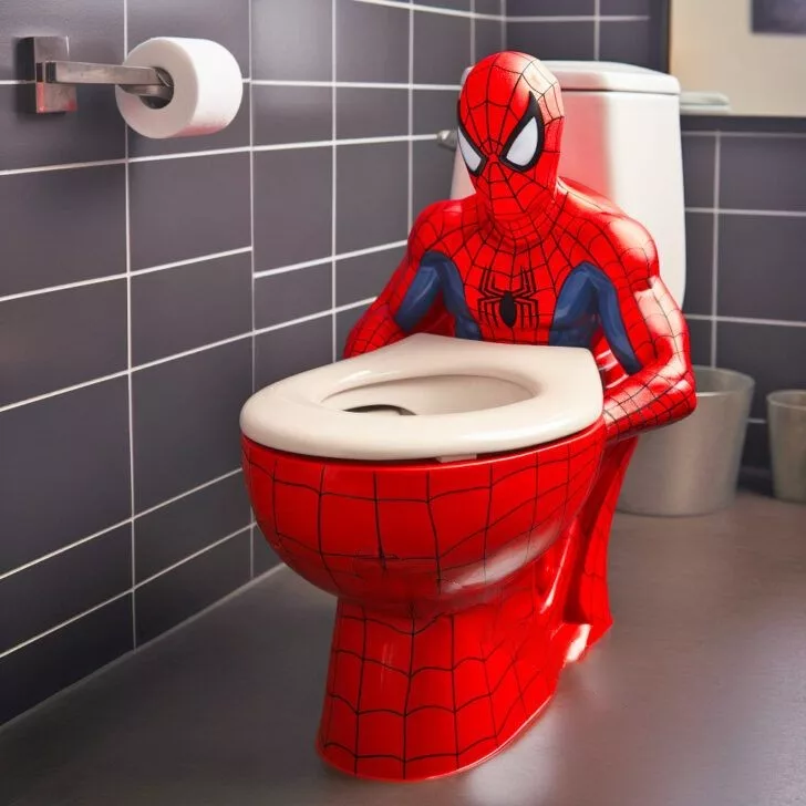 Discover the amazing features and unique design of the Spiderman Toilet