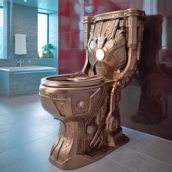 Do these superhero toilets come with special features?