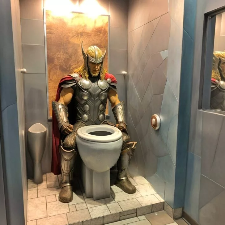 Introducing the Incredible Thor Toilet: A Marvelous Description and Design of a Superhero-Inspired Bathroom Fixture