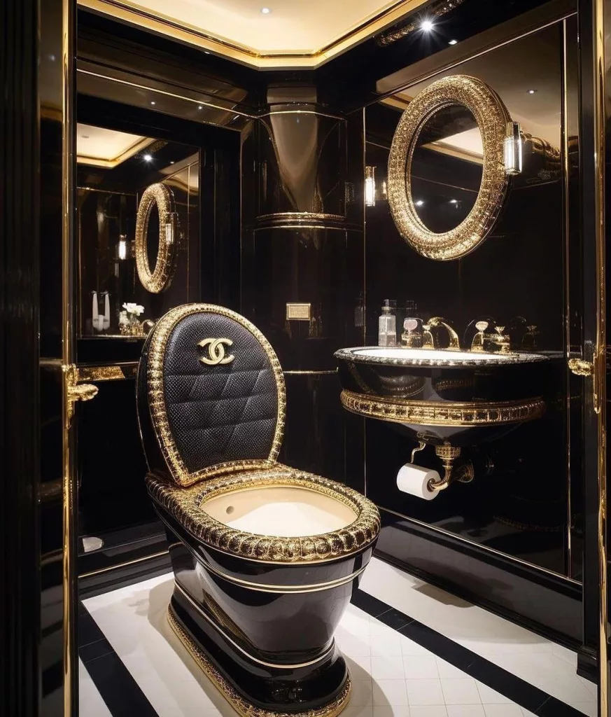 Exploring the allure of a Chanel-inspired toilet design