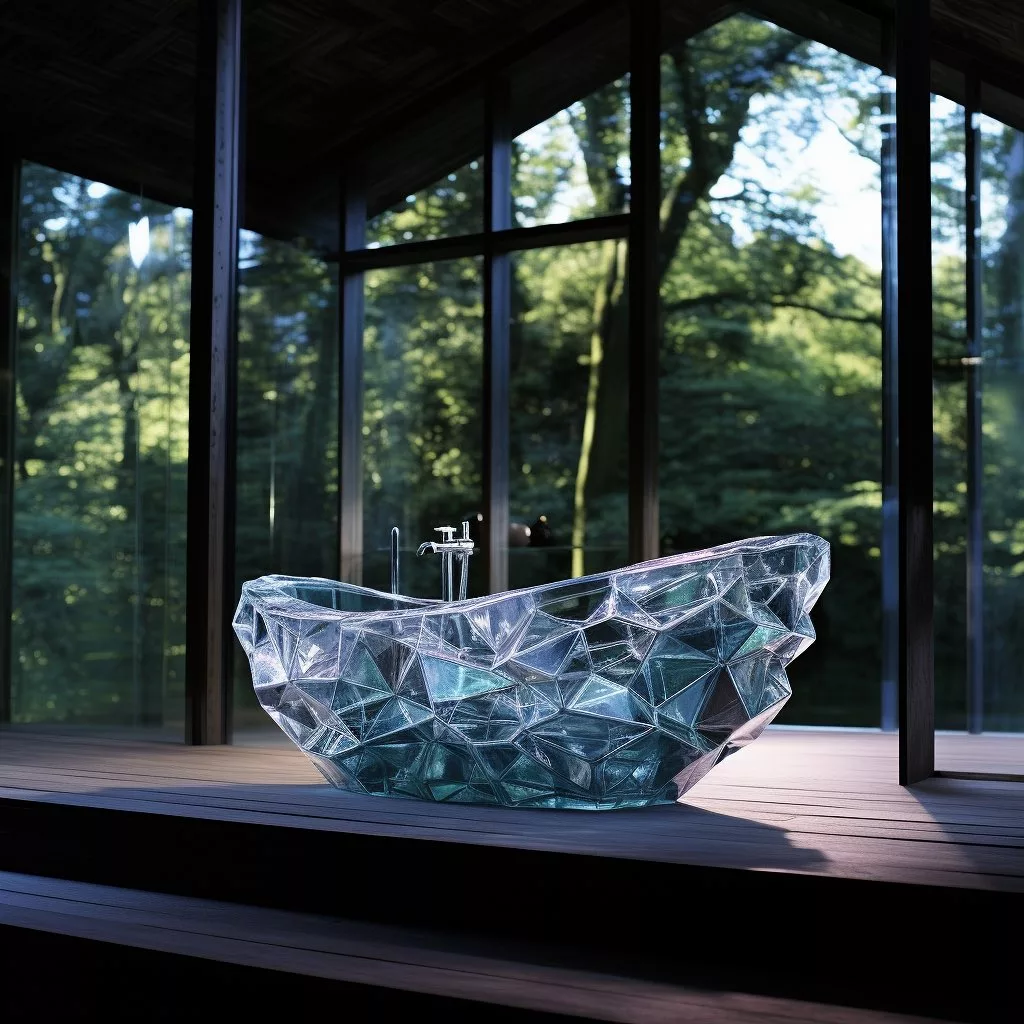 Elevate Your Bathing Ritual with a Crystal Bathtub: A Gem of Relaxation