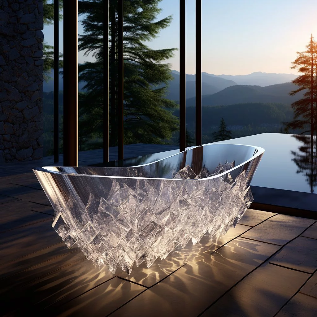 Enhancing Your Bathroom with a Stunning Crystal Bathtub
