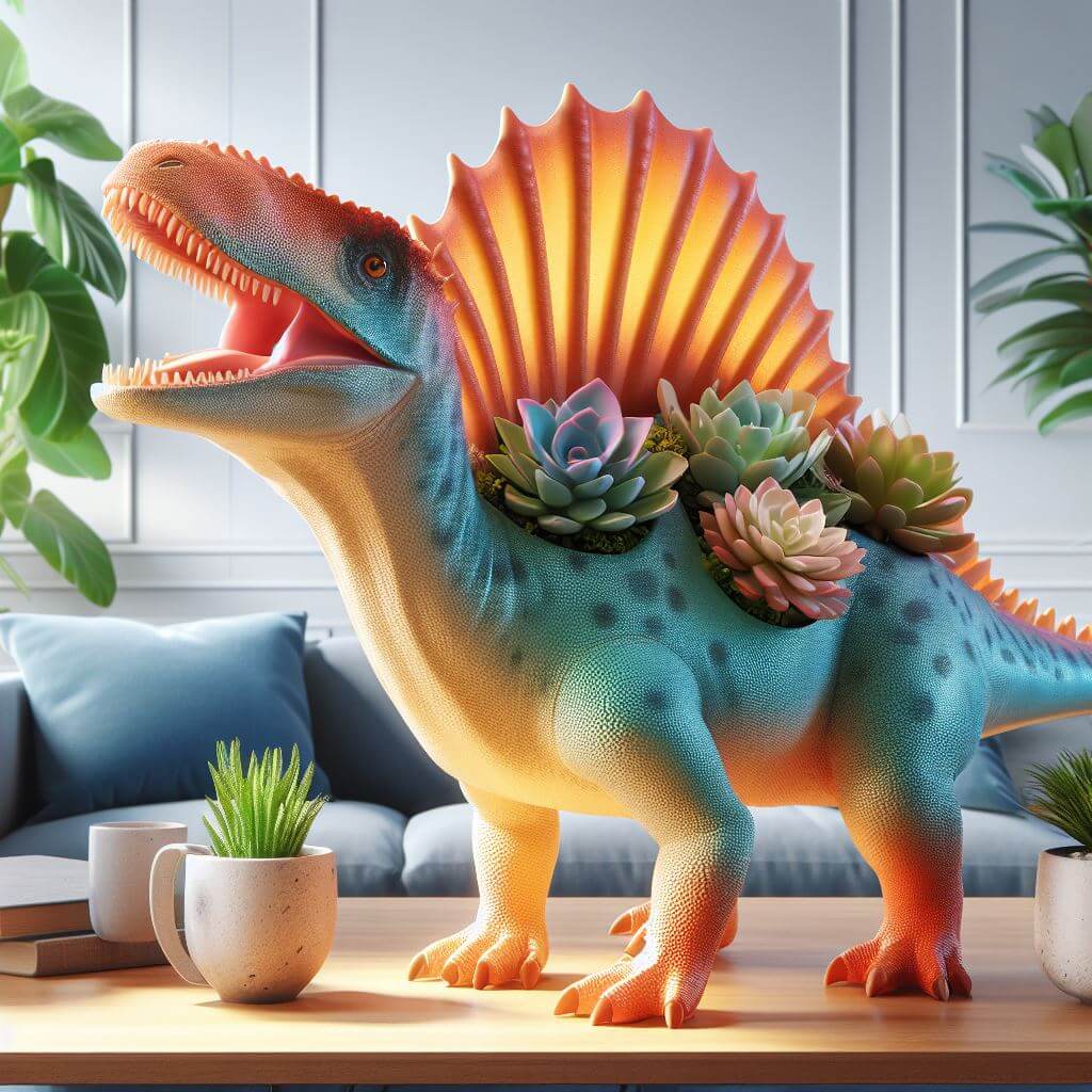 Using Dinosaur Plant Pots as a Statement Piece in Home Decor