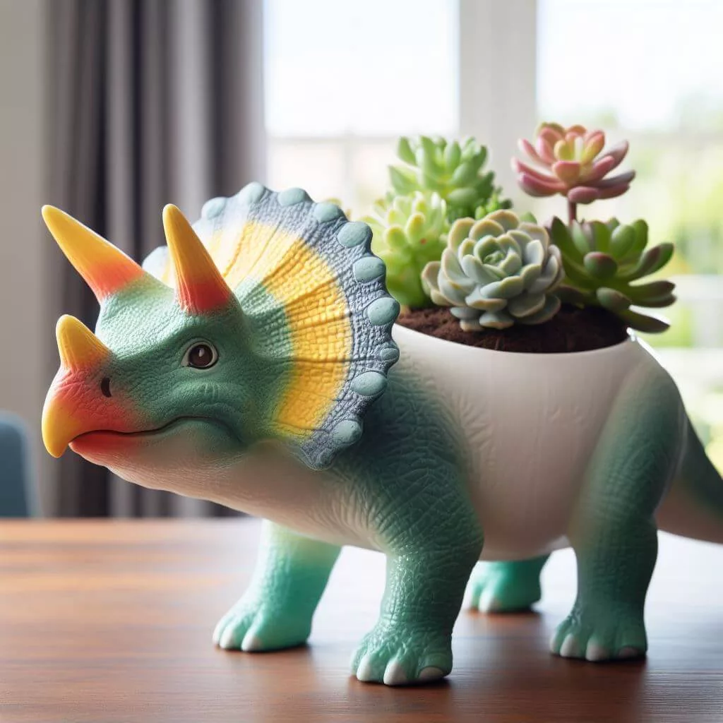 Transform Your Dinosaur Planter into a Unique Centerpiece