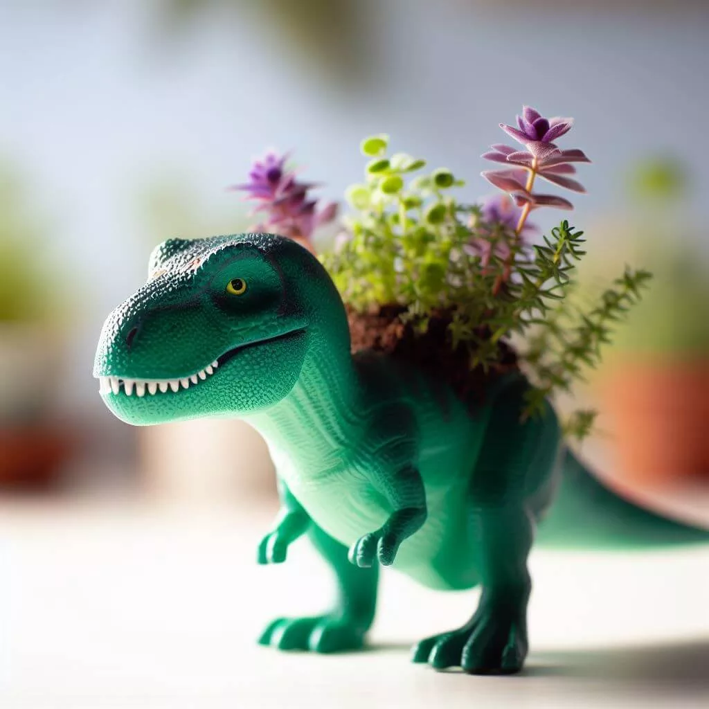 Dinosaur Plant Pots as a Gift Idea