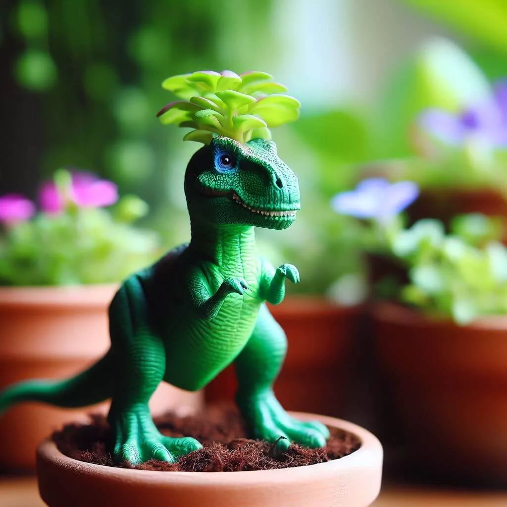 Exploring the Symbolism of Dinosaurs in Plant Pot Design