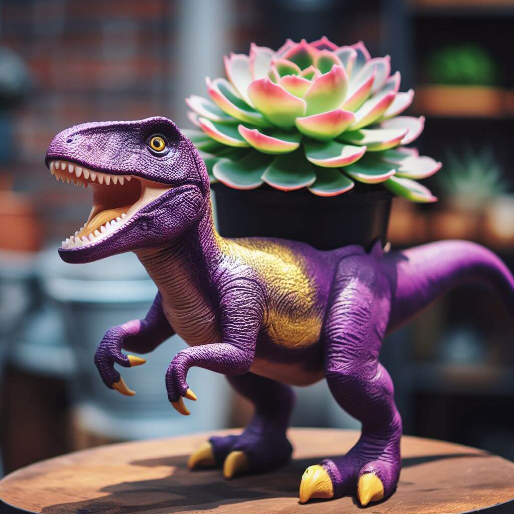 Types and Designs of Dinosaur Planters