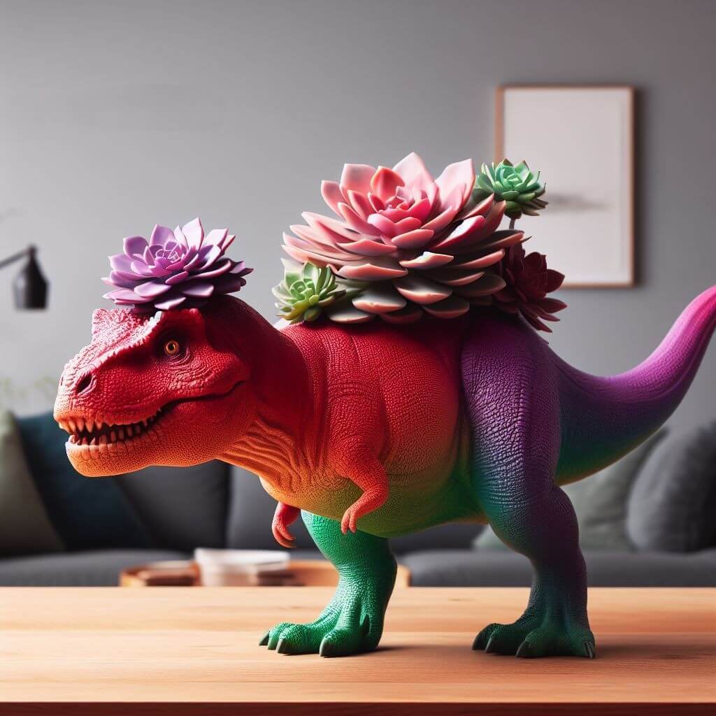 Dinosaur Plant Pots as a Gift Idea