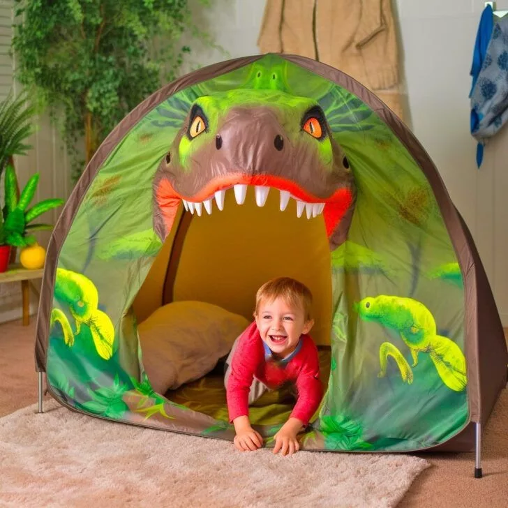 Benefits of using dinosaur tents for camping with kids