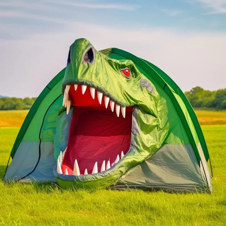 Are dinosaur tents easy to clean?