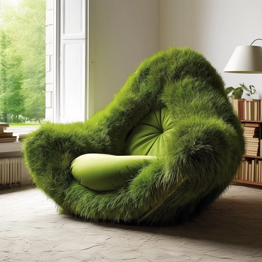 Grass best sale green chair