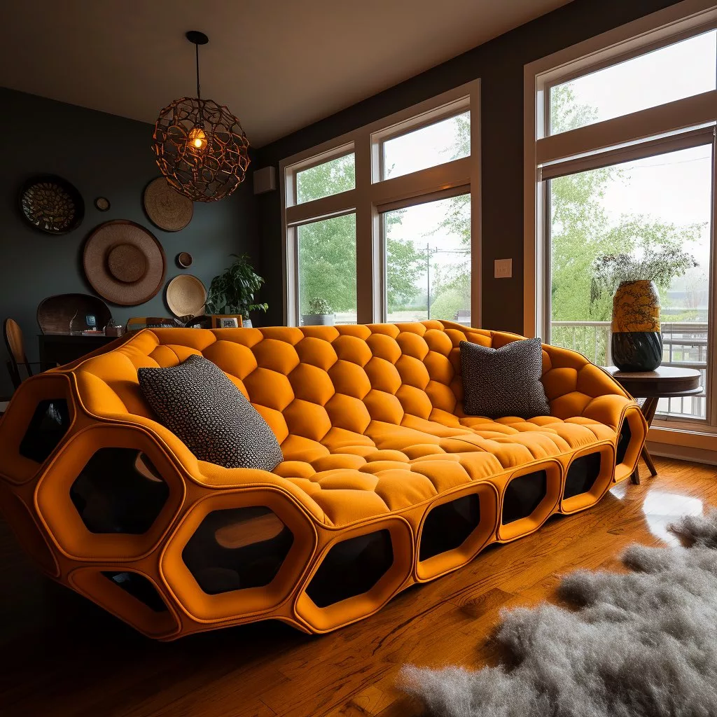 The Perfect Blend of Style and Relaxation: Your Honeycomb Couch