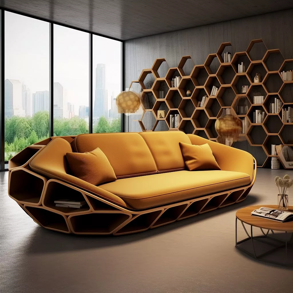 The Perfect Blend of Style and Relaxation: Your Honeycomb Couch