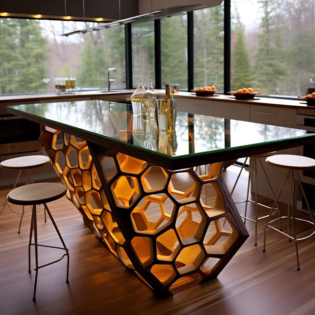 Bee-Inspired Elegance: Unveiling the Beauty of a Honeycomb Kitchen