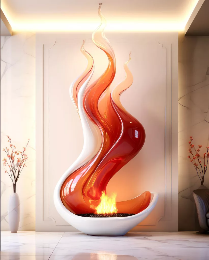 Ignite Contemporary Elegance with Modern Flames Fireplace