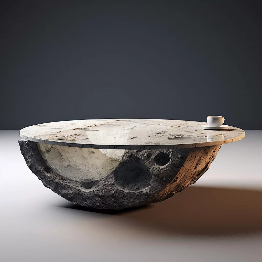 Artistic and Aesthetic Appeal of Moon Crater Tables