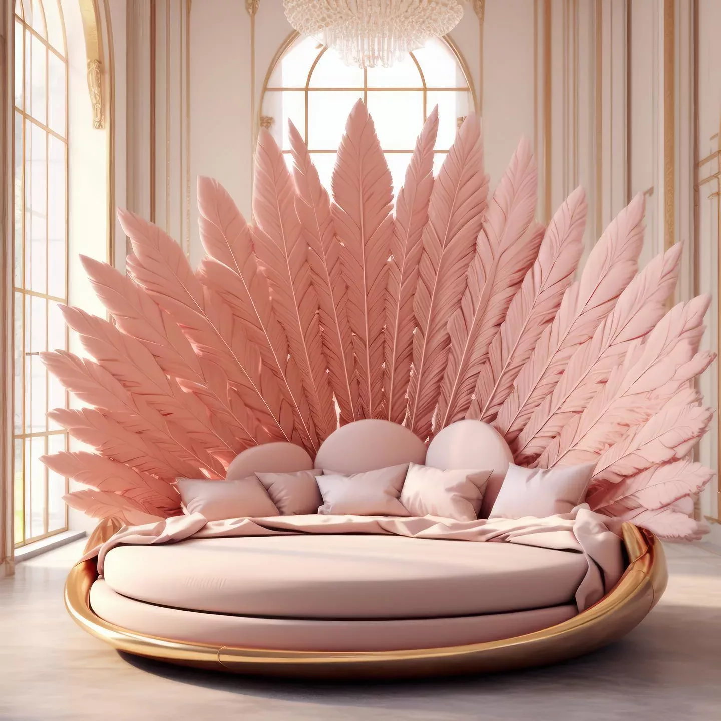 Sleep Like Royalty: The Enchanting Beauty of a Pink Swan Bed