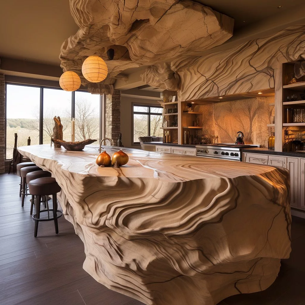 Creative ideas for incorporating sandstone in kitchen design