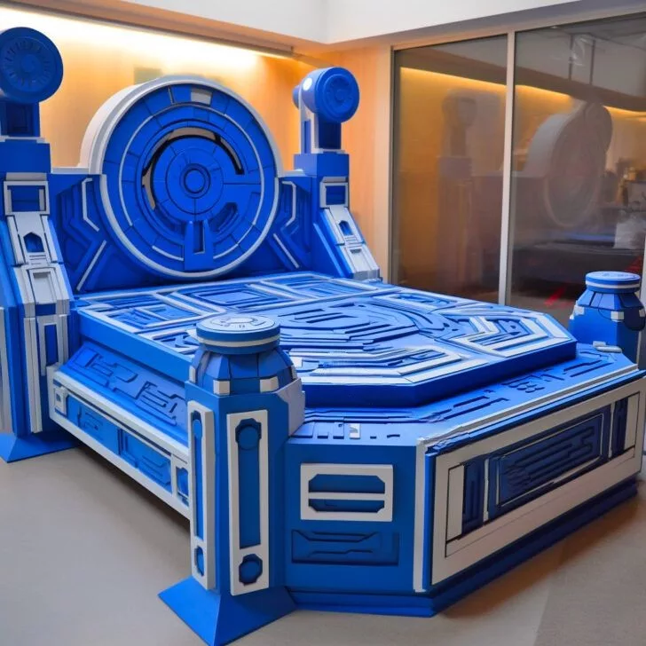 Uniting style and comfort in an adult Star Wars bed