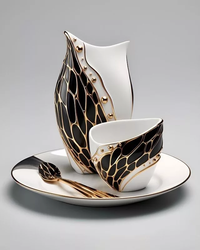 The Art of Mixing and Matching: Creating Stunning Tablescapes with Black and Gold Dinnerware Sets