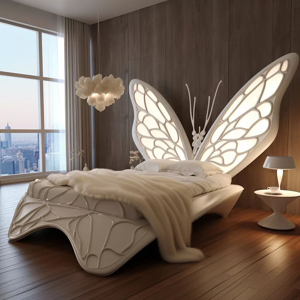 Flutter into Dreamland: Embrace the Magic of Our Butterfly Inspired Bed